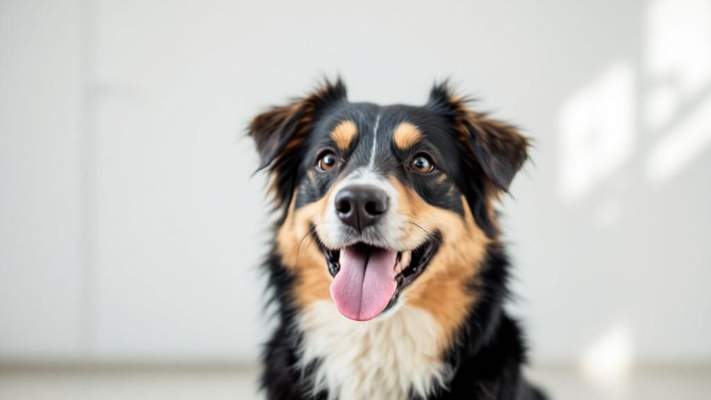 A photo of a female dog wearing protective bloomers, being walked on a leash in 