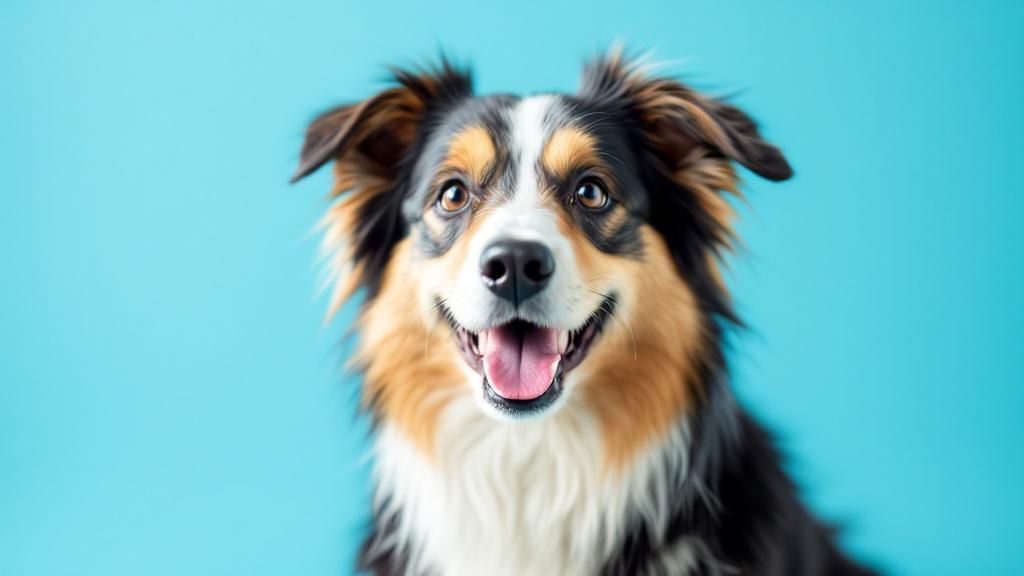 A close-up photo of a standard dog multivitamin being sprinkled on kibble, next 