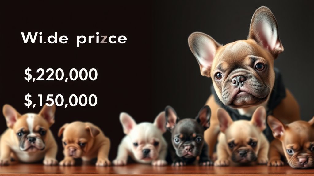 A collage showing a wide price range, like a simple chart from $2,000 to $15,000