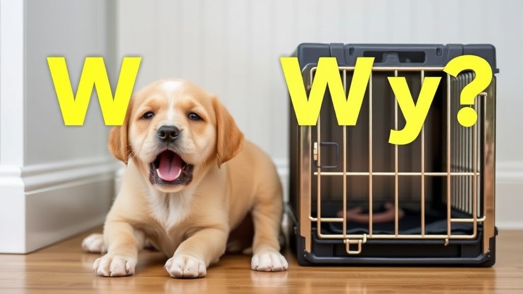 Understanding the Why: Why Puppies Cry and Why Crates Work