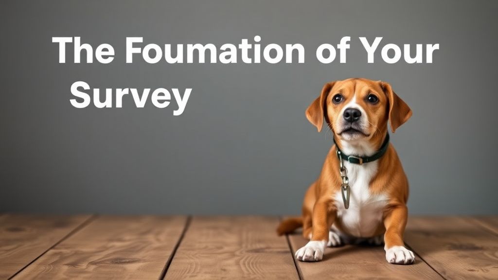 The Foundation of Your Survey: Your Dog’s Health Profile