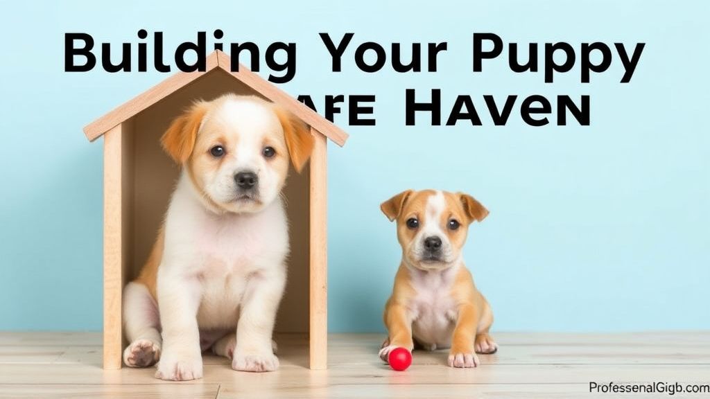 Building Your Puppy's Safe Haven: Containment & Comfort