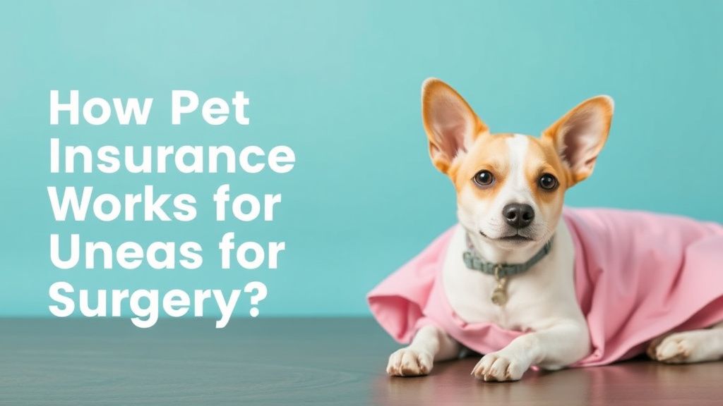 How Pet Insurance Works for Surgery