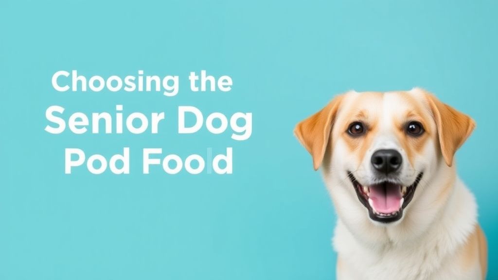 Choosing the Right Senior Dog Food